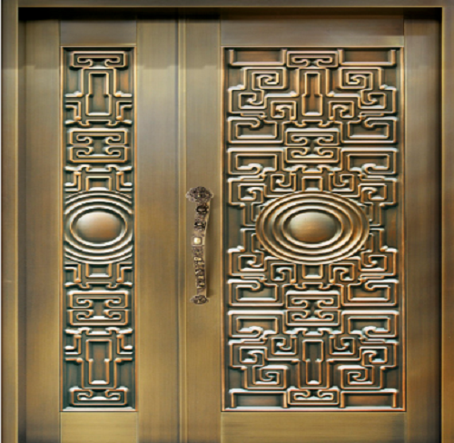 广州别墅铜门制作与安装的过程